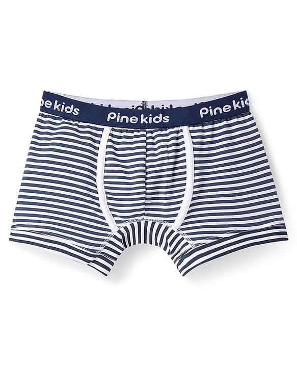 Pine Kids Cotton Knit Trunks With Stripes Pack Of 3 - Color May Vary