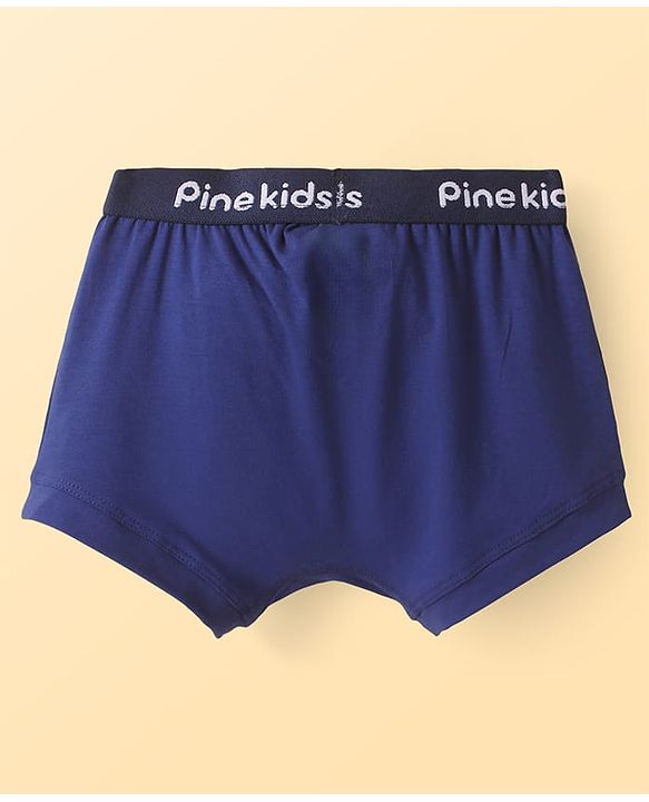 Pine Kids Cotton Knit Trunks with Gaming Console Print Pack of 3 (Color May Vary)