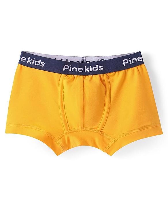 Pine Kids Cotton Knit Trunks with Stripes Pack of 3 (Color May Vary)
