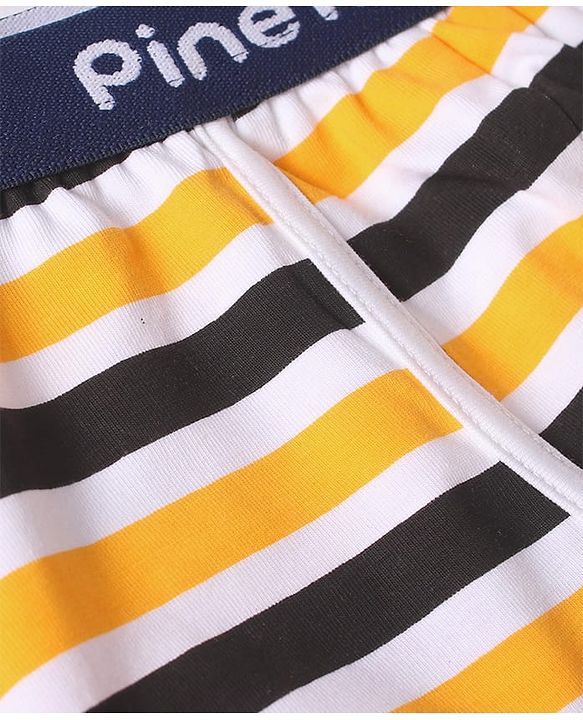 Pine Kids Cotton Knit Trunks with Stripes Pack of 3 (Color May Vary)