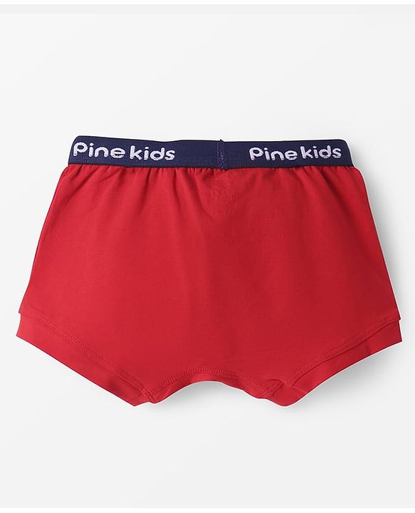 Pine Kids Cotton Knit Trunks With Stripes Print Pack Of 3 - Color May Vary