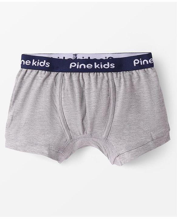 Pine Kids Cotton Knit Trunks With Stripes Print Pack Of 3 - Color May Vary