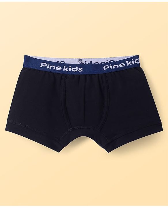 Pine Kids Cotton Knit Trunks With Stripes Pack Of 3 - Color May Vary