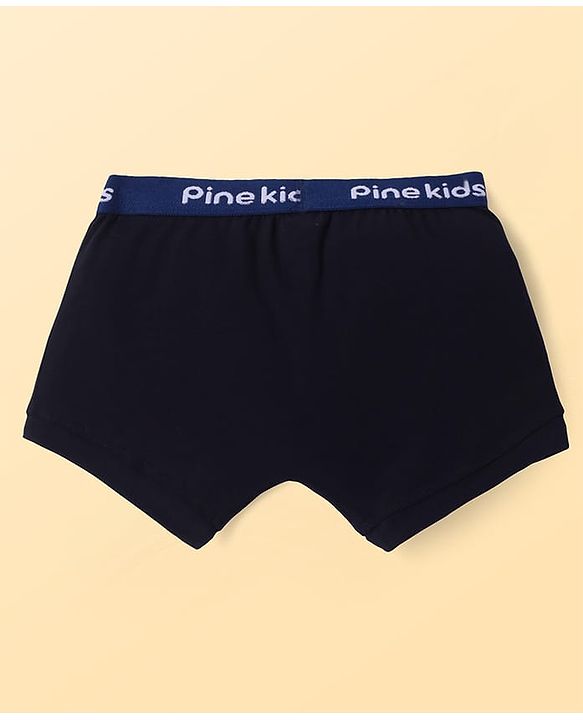Pine Kids Cotton Knit Trunks With Stripes Pack Of 3 - Color May Vary