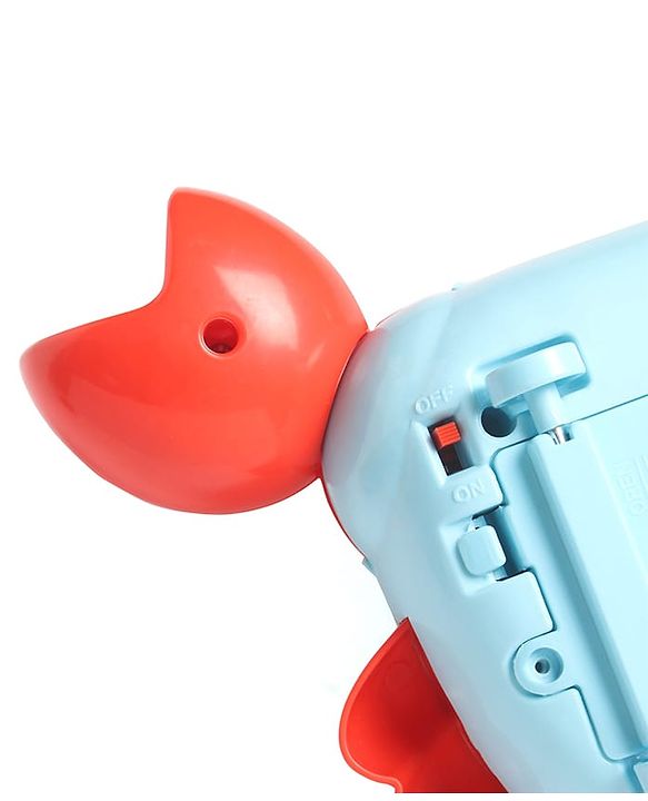 Babyhug Blue Crawling Crab Musical Toy with 3 Egg Release Function |Bump & Go| Interactive Early Learning Toy|3 Years+ Kids|Music & Lights|Hand Eye Co-ordination| Gifting Toy| BIS Certified
