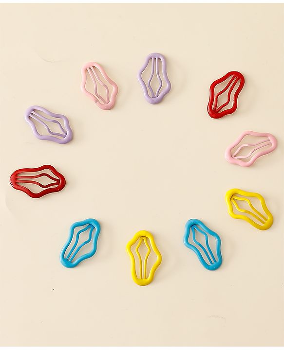 Babyhug Snap Clips Pack of 5 - Multicolor