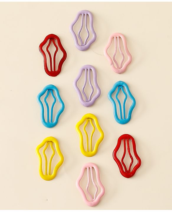 Babyhug Snap Clips Pack of 5 - Multicolor