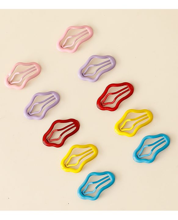 Babyhug Snap Clips Pack of 5 - Multicolor