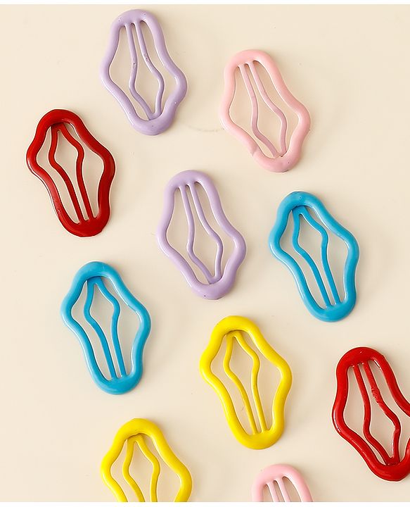Babyhug Snap Clips Pack of 5 - Multicolor