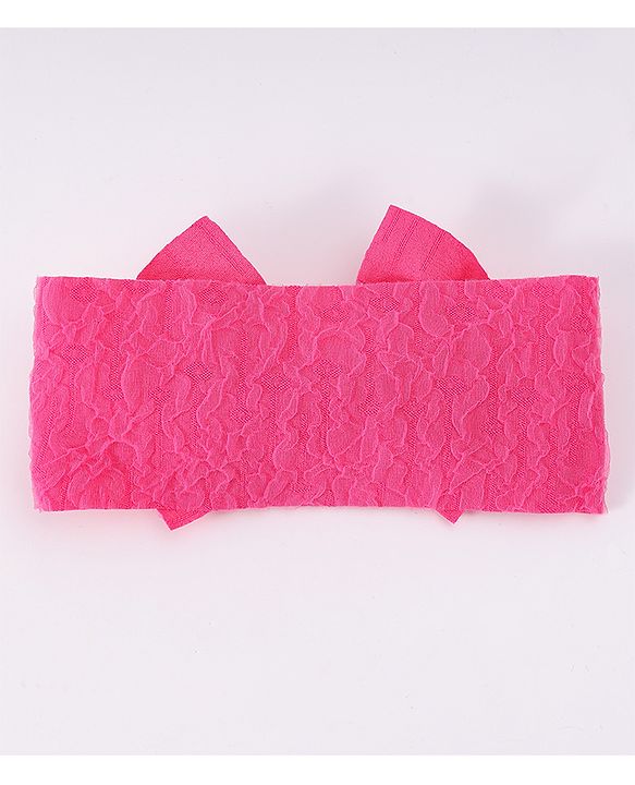Babyhug Free Size Headbands With Bow Applique Pack Of 4 - Multicolour