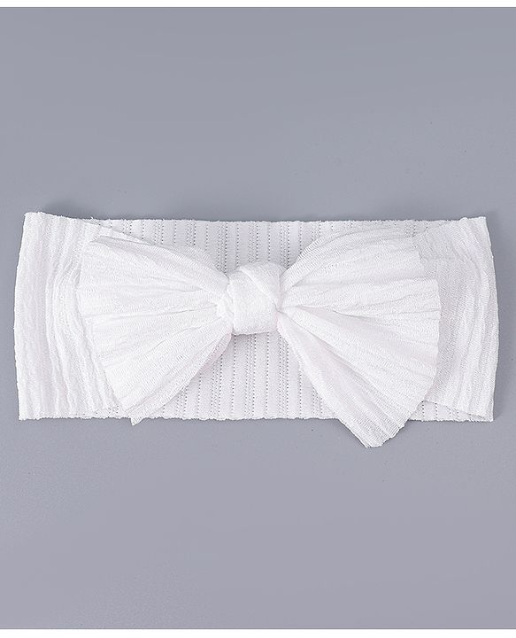 Babyhug Free Size Headbands With Bow Applique Pack Of 6 - Multicolour