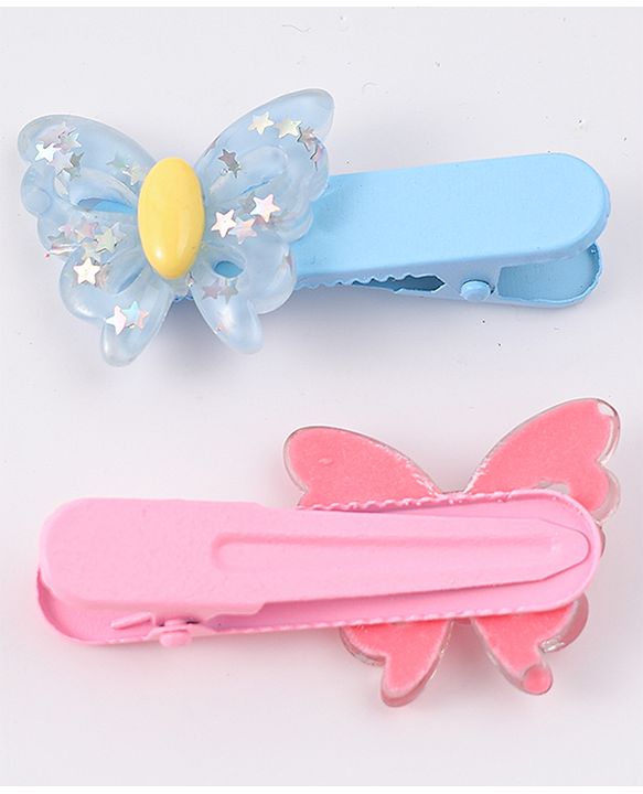 Babyhug Hair Pins And Clips Pack Of 6 - Multicolour