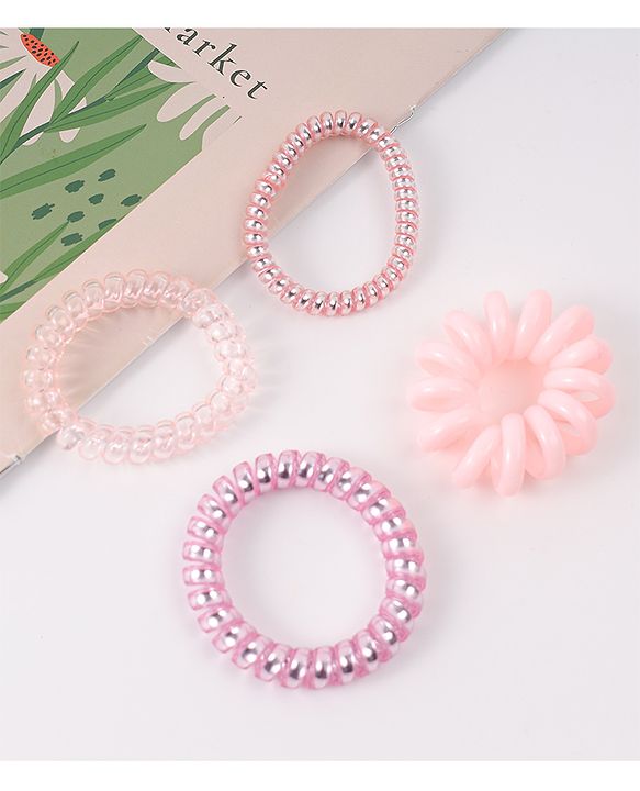 Babyhug Hair Accessories Combo Sets with Bow Applique - Pink