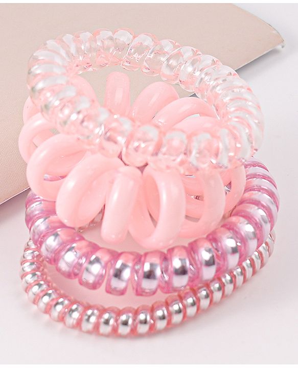 Babyhug Hair Accessories Combo Sets with Bow Applique - Pink