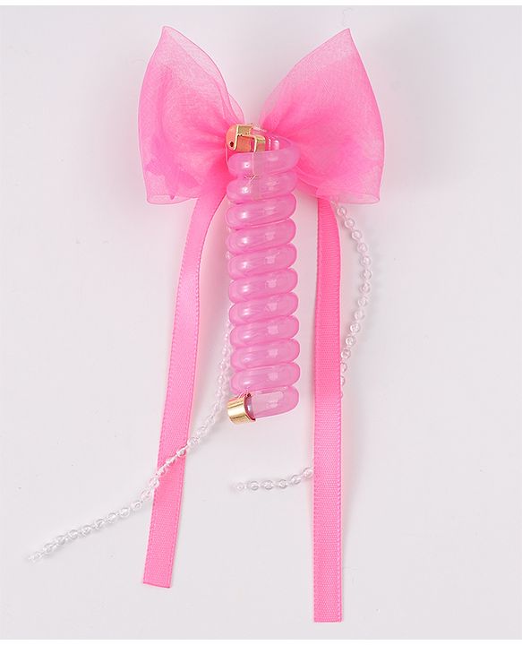 Babyhug Hair Accessories Combo Sets with Bow Applique - Pink