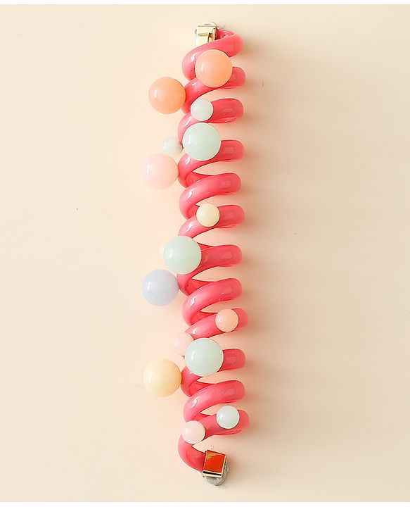 Babyhug Hair Clips with Pearl Applique Pack of 2 - Multicolor