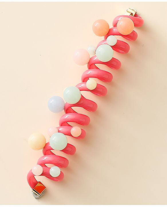 Babyhug Hair Clips with Pearl Applique Pack of 2 - Multicolor