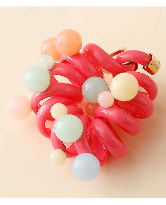 Babyhug Hair Clips with Pearl Applique Pack of 2 - Multicolor