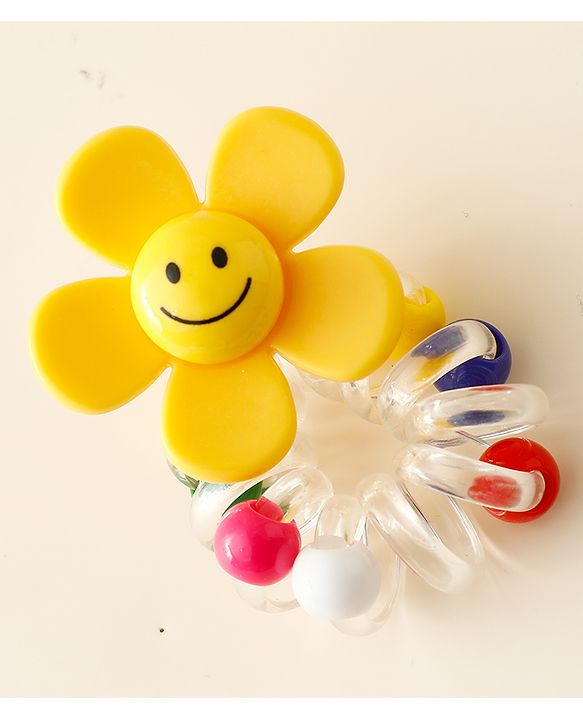 Babyhug Hair Clips with Floral Applique Pack of 2 - Multicolor