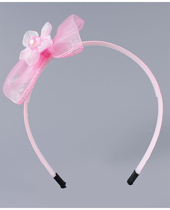 Babyhug Hairband & Clips Accessories Combo Set - Pink