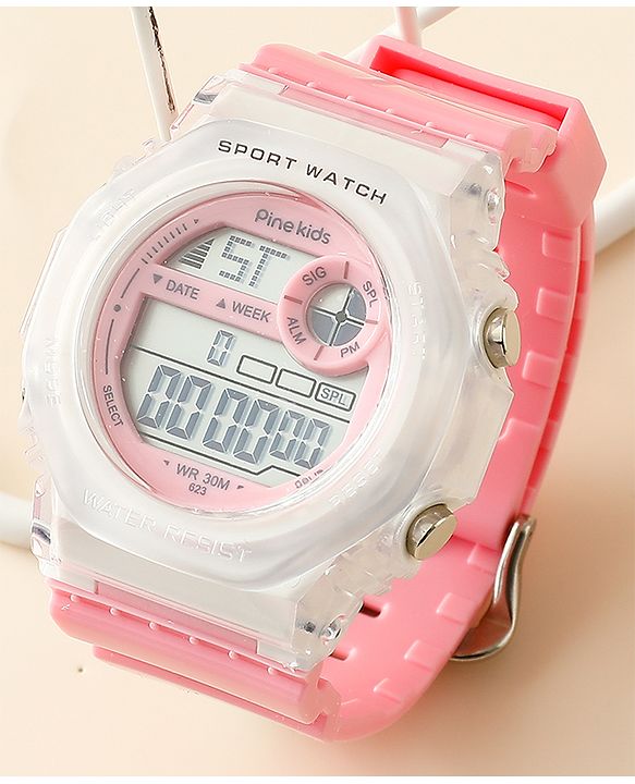 Pine Kids Digital Watch - Pink