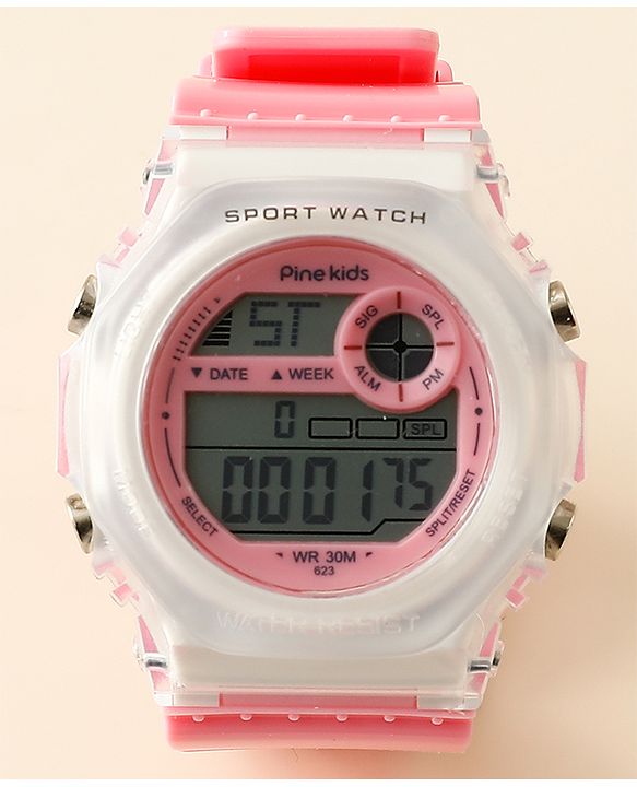 Pine Kids Digital Watch - Pink