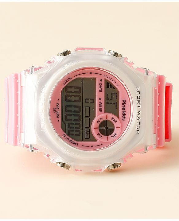 Pine Kids Digital Watch - Pink