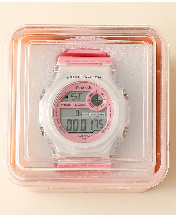 Pine Kids Digital Watch - Pink