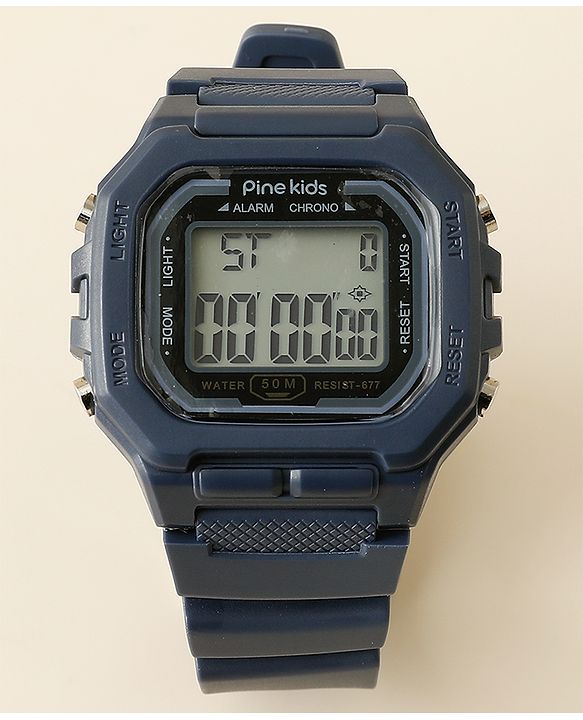Pine Kids Digital Watch - Navy Blue