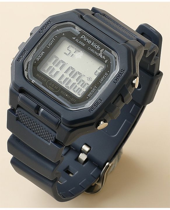Pine Kids Digital Watch - Navy Blue
