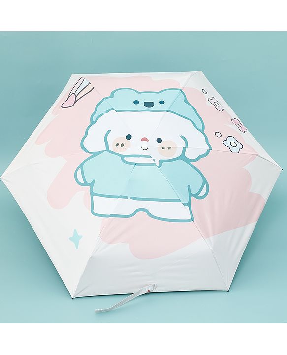 Babyhug Cartoon Printed Umbrella - Light Pink