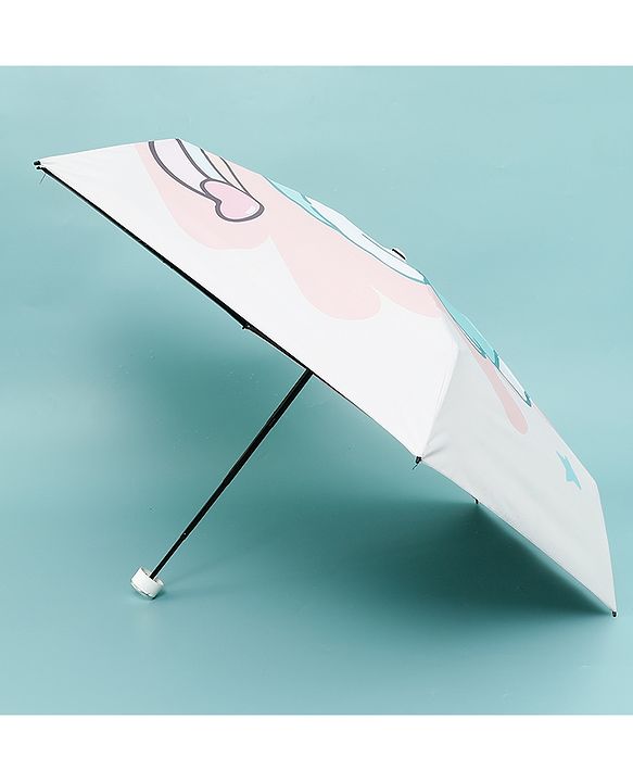Babyhug Cartoon Printed Umbrella - Light Pink
