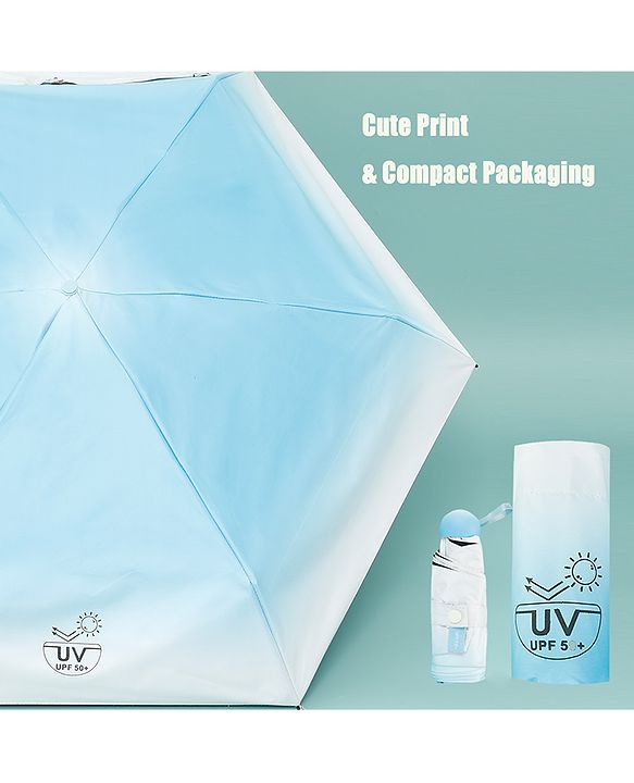 Babyhug Solid Colour Umbrella - Blue