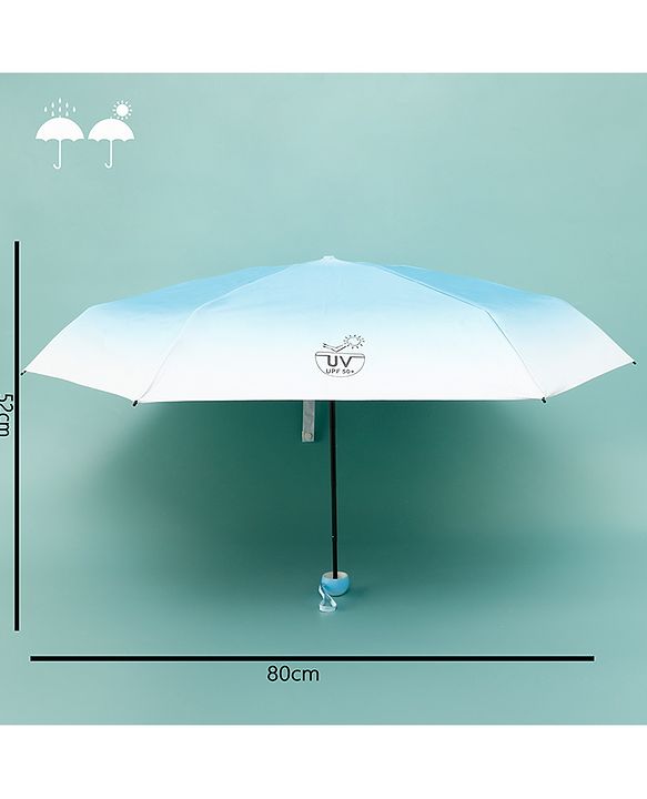 Babyhug Solid Colour Umbrella - Blue