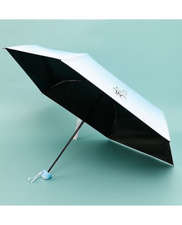 Babyhug Solid Colour Umbrella - Blue