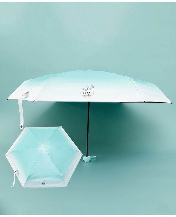 Babyhug Solid Colour Umbrella - Blue