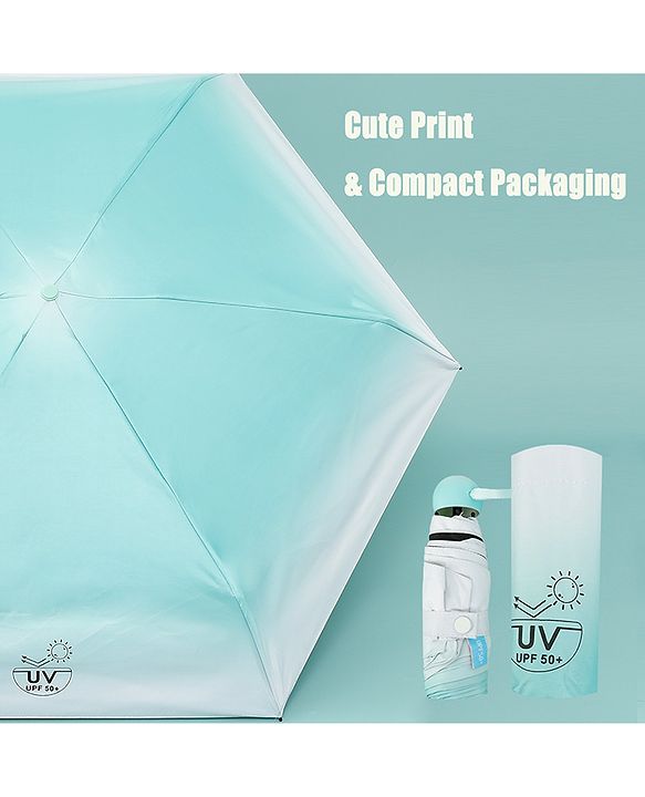 Babyhug Solid Colour Umbrella - Blue