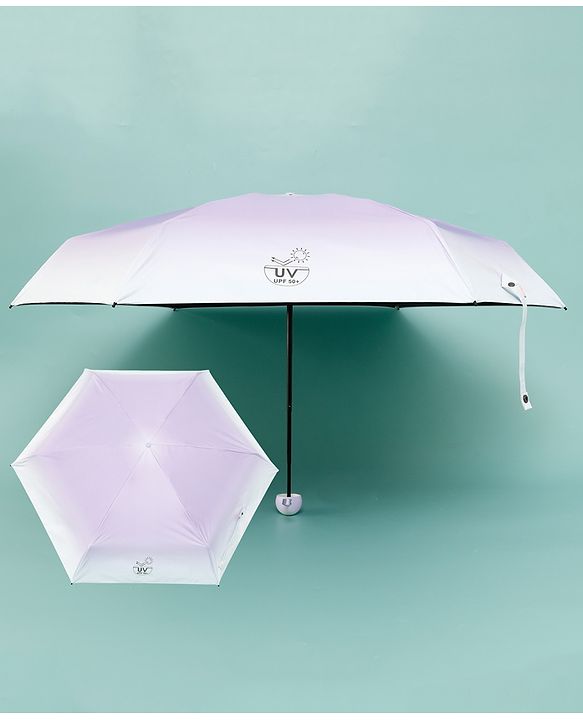 Babyhug Solid Colour Umbrella - Blue