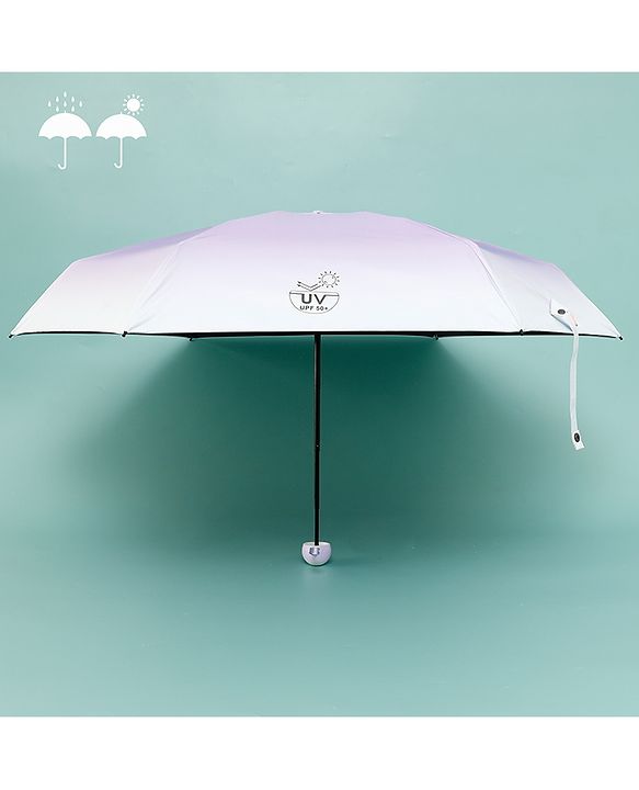 Babyhug Solid Colour Umbrella - Blue