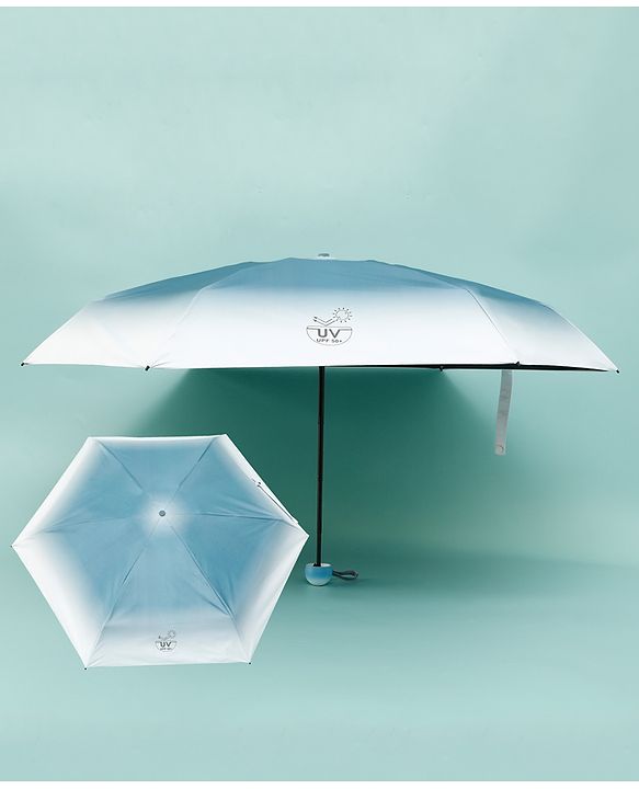 Babyhug Solid Colour Umbrella - Blue