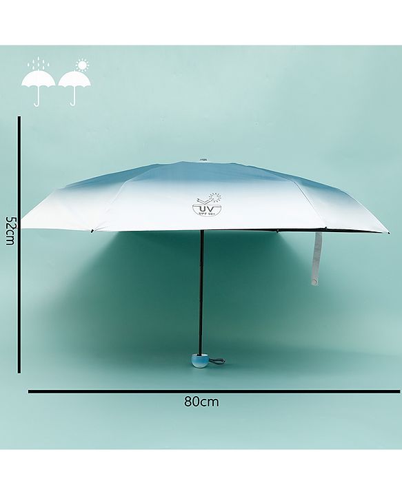 Babyhug Solid Colour Umbrella - Blue