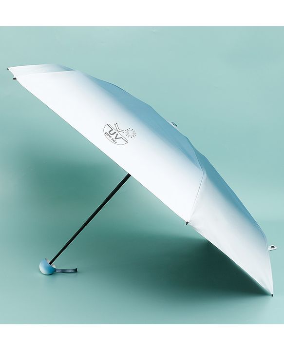 Babyhug Solid Colour Umbrella - Blue
