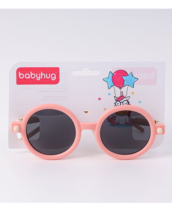 Babyhug Free Size Oval Shaped Sunglasses - Pink