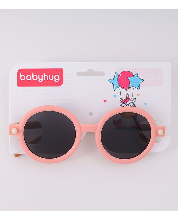 Babyhug Free Size Oval Shaped Sunglasses - Pink