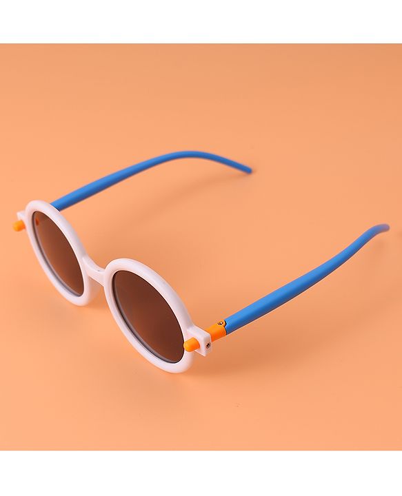 Babyhug Free Size Oval Shaped Sunglasses - White