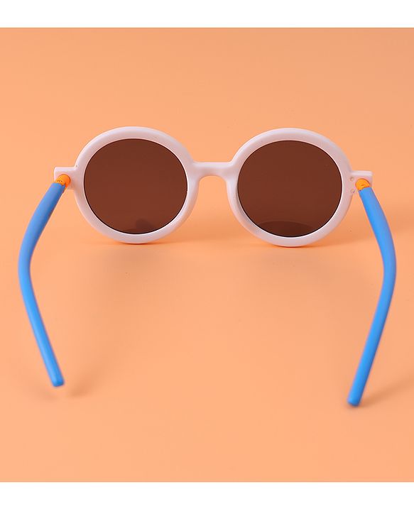 Babyhug Free Size Oval Shaped Sunglasses - White