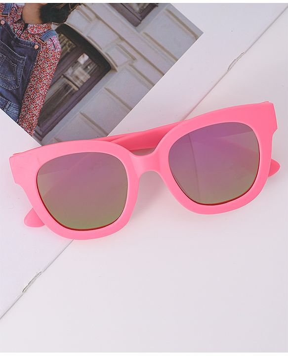 Babyhug Free Size Wayfarer Shaped Sunglasses - Pink