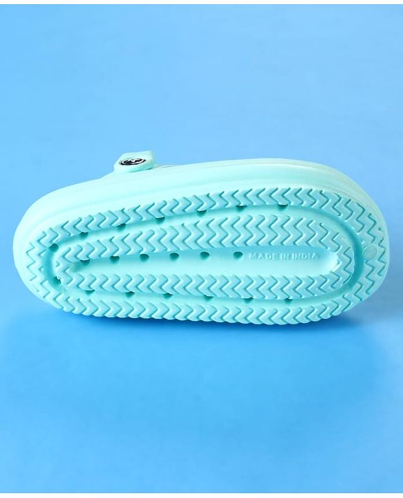 Cute Walk by Babyhug Clogs with Backstrap Closure & Dino Applique -  Mint