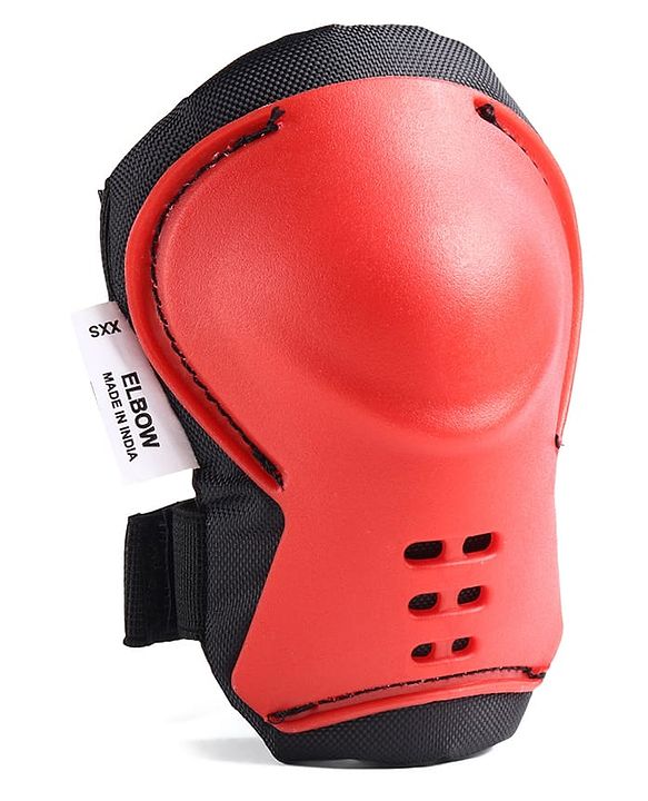 Babyhug Premium Safety Helmet & Protective Gear Set Size XXS - Red