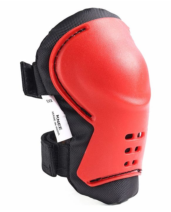 Babyhug Premium Safety Helmet & Protective Gear Set Size XXS - Red